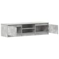 Miniatyrbilde 6 av 11: vidaXL TV-benk betonggrå 140x40x35,5 cm konstruert tre