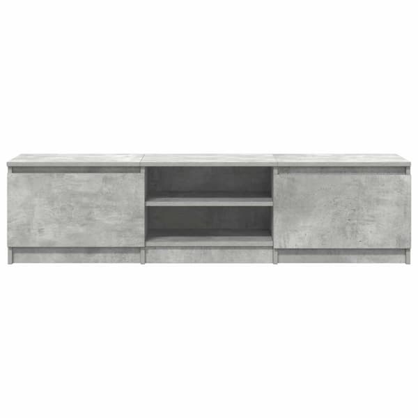 vidaXL TV-benk betonggrå 140x40x35,5 cm konstruert tre