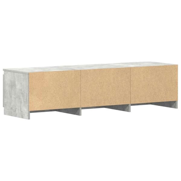 vidaXL TV-benk betonggrå 140x40x35,5 cm konstruert tre