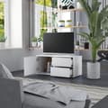 Miniatyrbillede 4 af 11: vidaXL tv-bord 80x34x36 cm konstrueret træ hvid