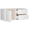 Miniatyrbillede 7 af 11: vidaXL tv-bord 80x34x36 cm konstrueret træ hvid