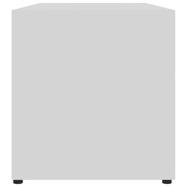 vidaXL tv-bord 80x34x36 cm konstrueret træ hvid