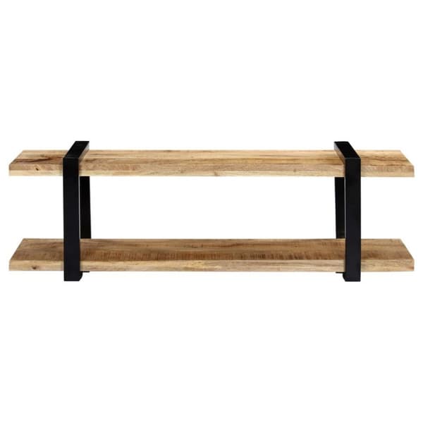 vidaXL TV-bänk 130x40x40 cm massivt mangoträ