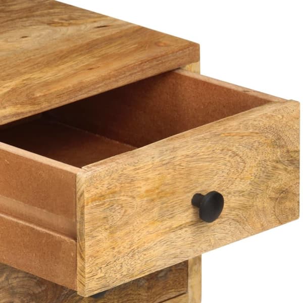 vidaXL TV-bänk 110x35x40 cm massivt mangoträ