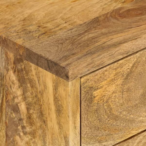 vidaXL TV-bänk 110x35x40 cm massivt mangoträ