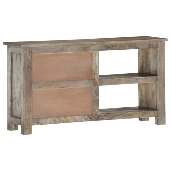 vidaXL Tv-bänk 100x30x55 cm massivt mangoträ