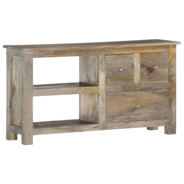 vidaXL Tv-bänk 100x30x55 cm massivt mangoträ
