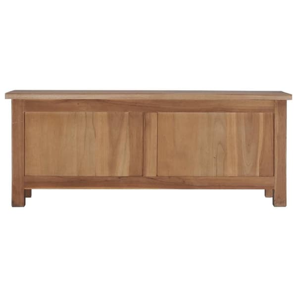 vidaXL tv-skab 90 x 30 x 35 cm massivt teaktræ