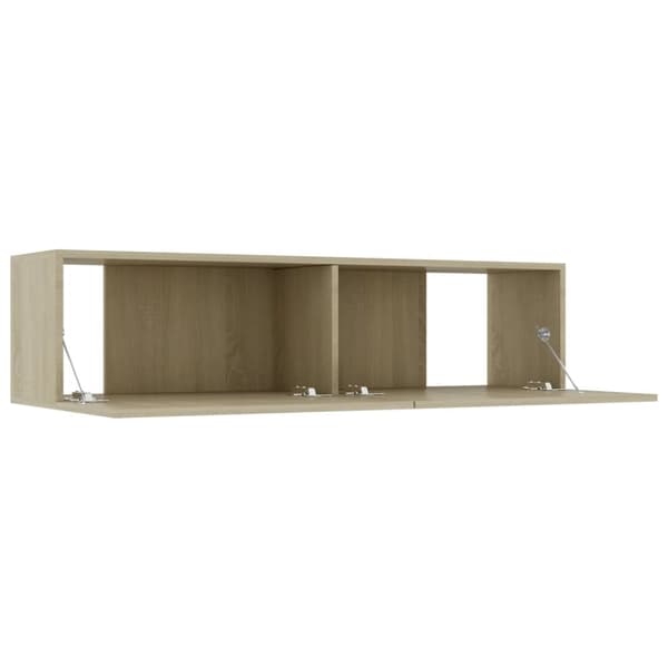 vidaXL TV-benk sonoma eik 120x30x30 cm konstruert tre