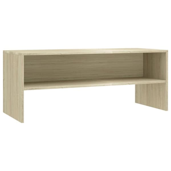 vidaXL tv-bord 100x40x40 cm konstrueret træ sonoma-eg