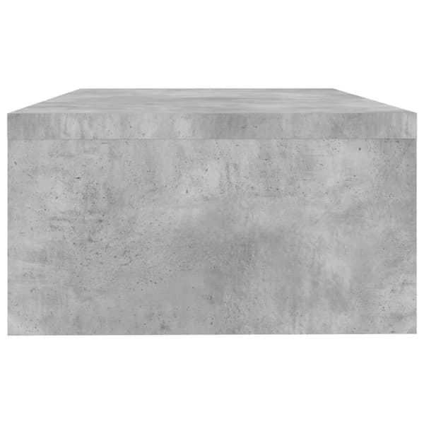 vidaXL skærmstander 42 x 24 x 13 cm spånplade betongrå