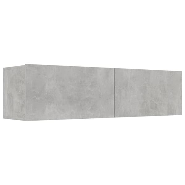 vidaXL TV-benk betonggrå 120x30x30 cm konstruert tre