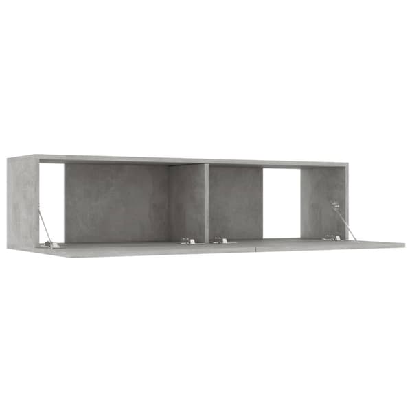 vidaXL TV-benk betonggrå 120x30x30 cm konstruert tre