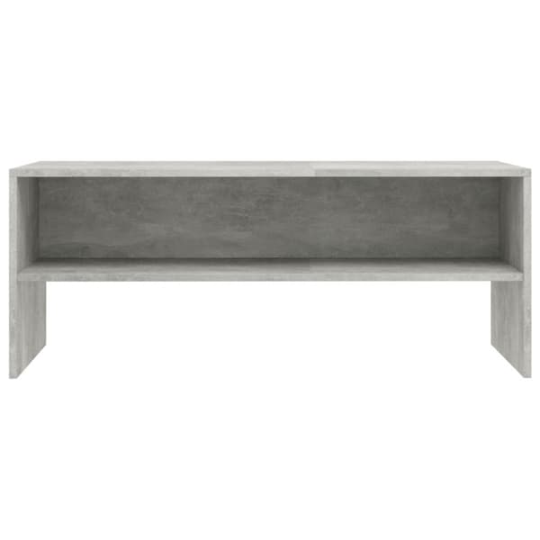 vidaXL TV-benk betonggrå 100x40x40 cm konstruert tre