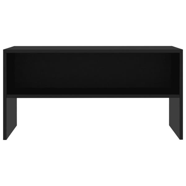 vidaXL TV-benk svart 80x40x40 cm konstruert tre