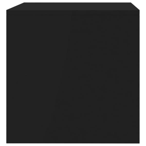 vidaXL TV-benk svart 80x40x40 cm konstruert tre