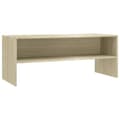 Miniatyrbilde 2 av 7: vidaXL TV-benk sonoma eik 100x40x40 cm konstruert tre