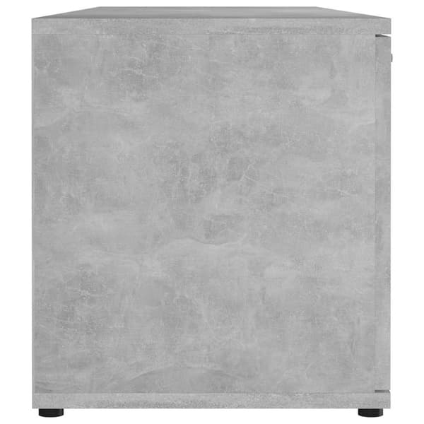 vidaXL tv-bord 120x34x37 cm konstrueret træ betongrå
