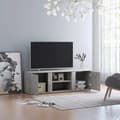 Miniatyrbillede 2 af 10: vidaXL tv-bord 120x34x37 cm konstrueret træ betongrå