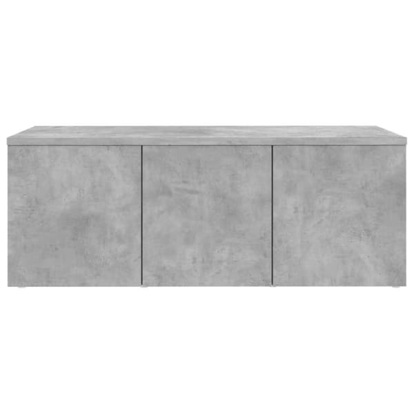 vidaXL TV-benk betonggrå 80x34x30 cm konstruert tre