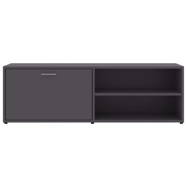 vidaXL TV-benk grå 120x34x37 cm konstruert tre