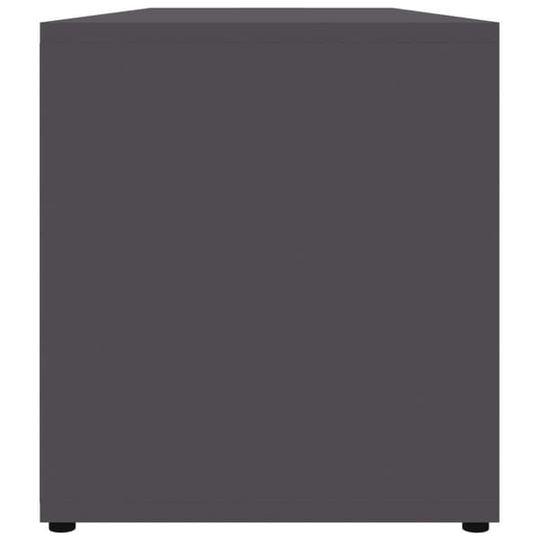 vidaXL TV-benk grå 120x34x37 cm konstruert tre