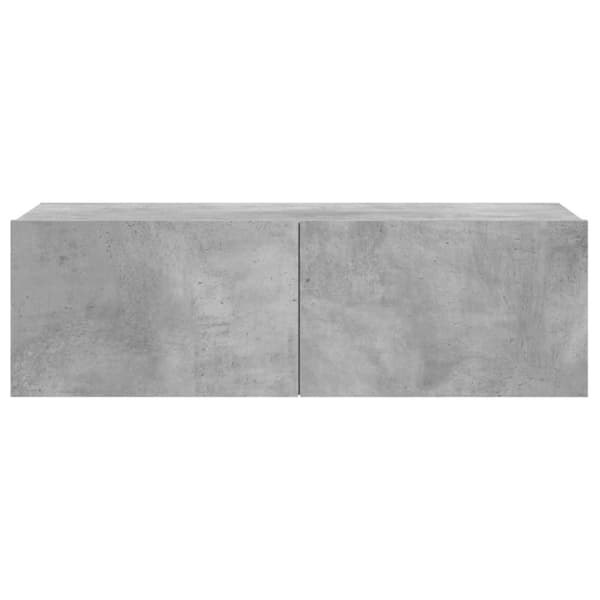 vidaXL TV-bänk betonggrå 100x30x30 cm konstruerat trä