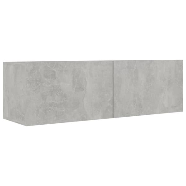 vidaXL TV-bänk betonggrå 100x30x30 cm konstruerat trä