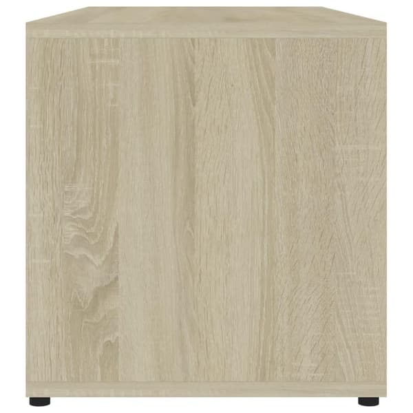 vidaXL TV-benk sonoma eik 80x34x36 cm konstruert tre