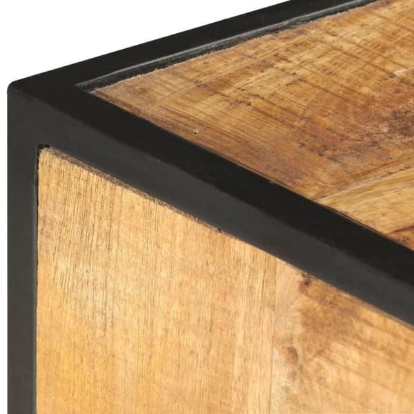 vidaXL TV-bänk 130x30x39 cm massivt mangoträ