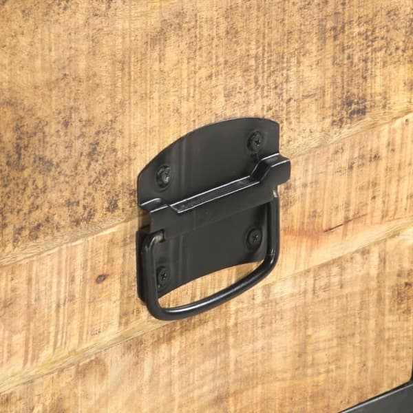 vidaXL TV-bänk 130x30x39 cm massivt mangoträ