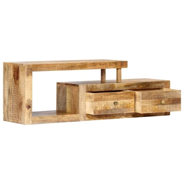 vidaXL TV-bänk 120x30x40 cm massivt mangoträ