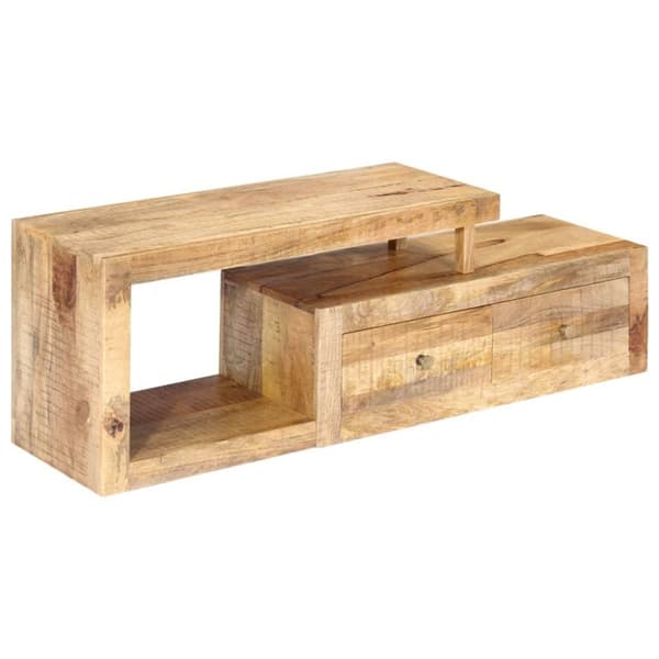 vidaXL TV-bänk 120x30x40 cm massivt mangoträ