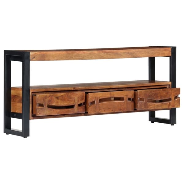 vidaXL TV-benk 140x30x45 cm heltre akasie