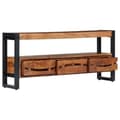 Miniatyrbilde 3 av 11: vidaXL TV-benk 140x30x45 cm heltre akasie