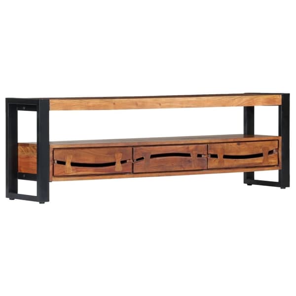 vidaXL TV-benk 140x30x45 cm heltre akasie