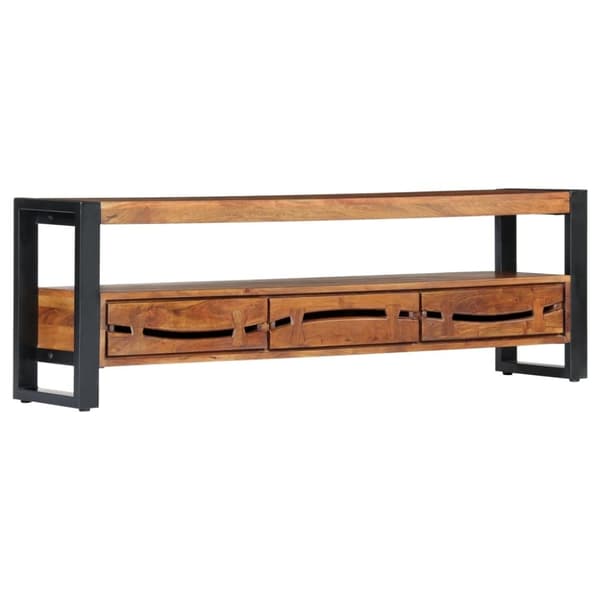vidaXL TV-benk 140x30x45 cm heltre akasie