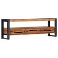 Miniatyrbilde 10 av 11: vidaXL TV-benk 140x30x45 cm heltre akasie