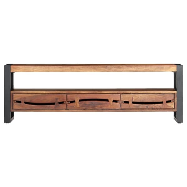 vidaXL TV-benk 140x30x45 cm heltre akasie