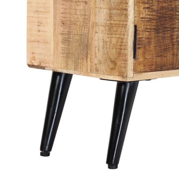 vidaXL TV-benk 115x30x47 cm heltre mango