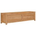 Miniatyrbillede 5 af 8: vidaXL tv-bord 135x30x35 cm massivt teaktræ