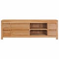 Miniatyrbillede 2 af 8: vidaXL tv-bord 120x30x40 cm massivt teaktræ