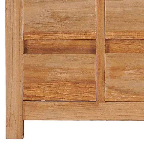 vidaXL TV-bänk 120x30x40 cm massiv teak