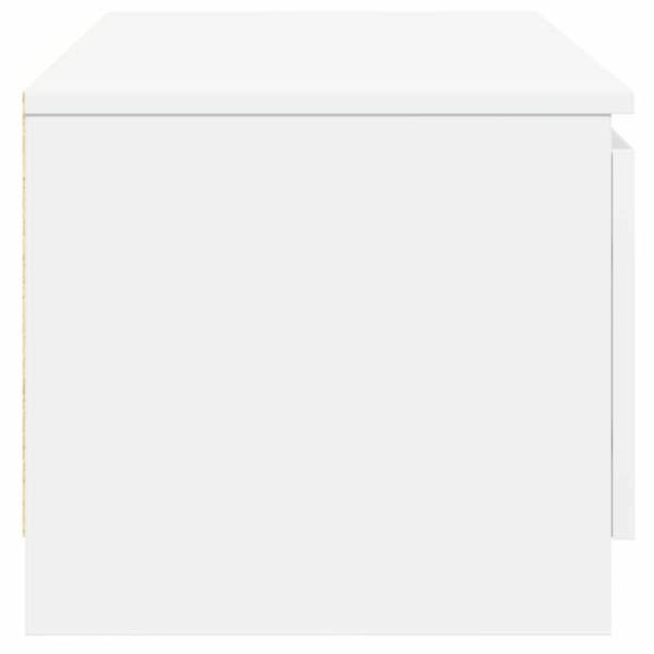 vidaXL Tv-bänk vit 140x40x35,5 cm konstruerat trä