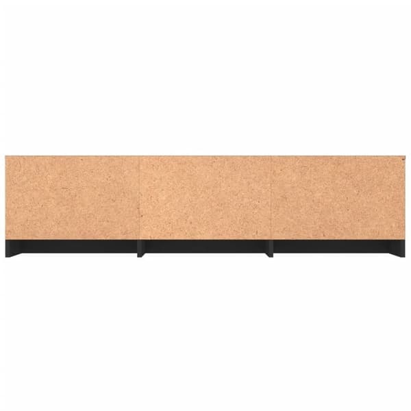 vidaXL Tv-bänk svart 140x40x35,5 cm konstruerat trä
