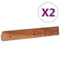 Miniatyrbild 9 av 11: vidaXL Väggmonterad TV-bänk 90x30x30 cm massiv teak