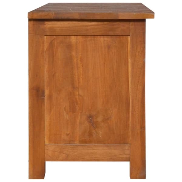 vidaXL tv-skab 100x30x40 cm massivt teaktræ
