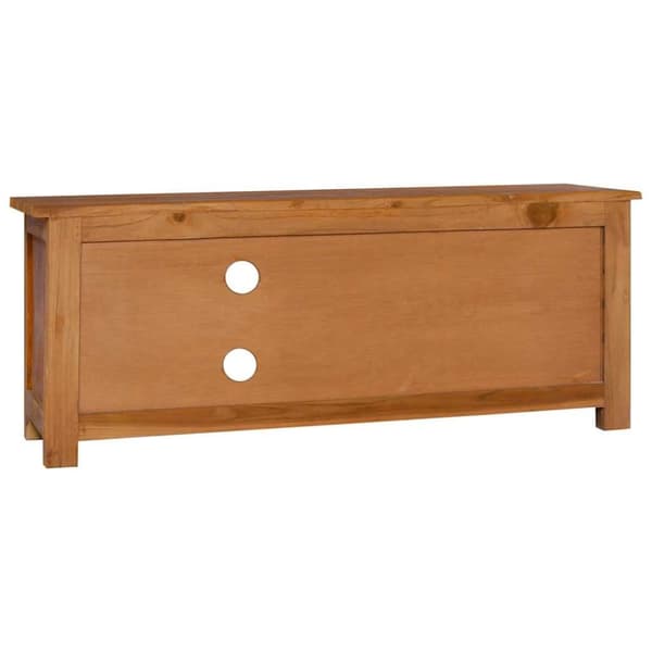 vidaXL tv-skab 100x30x40 cm massivt teaktræ