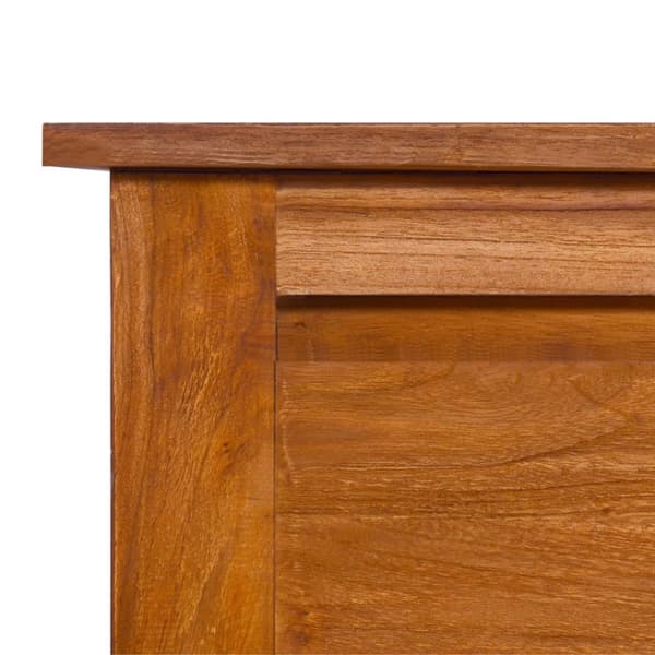 vidaXL tv-skab 100x30x40 cm massivt teaktræ