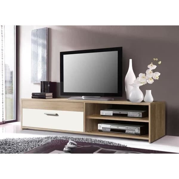 PILVI TV-skåp 120 cm ek / vit